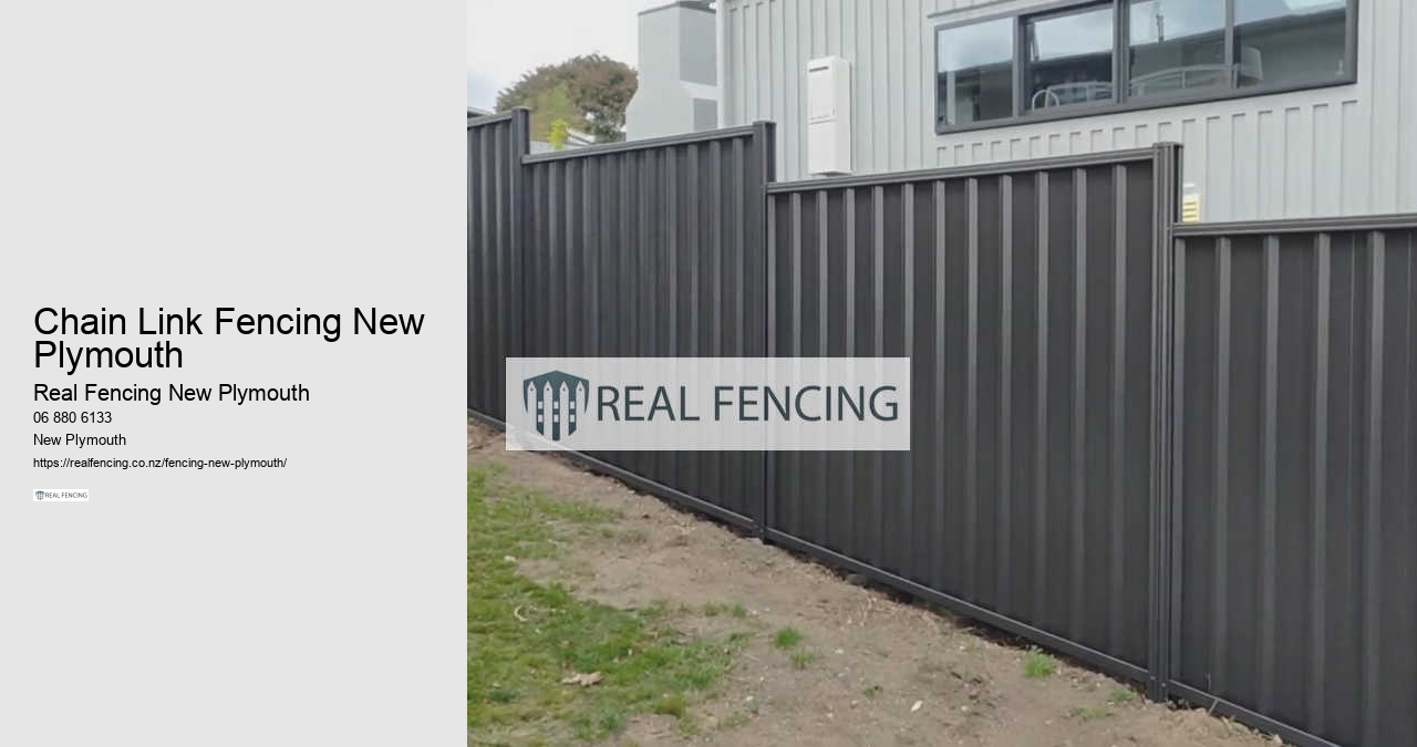 Chain Link Fencing New Plymouth