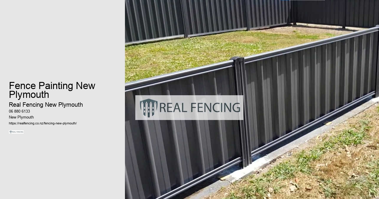 Fence Painting New Plymouth
