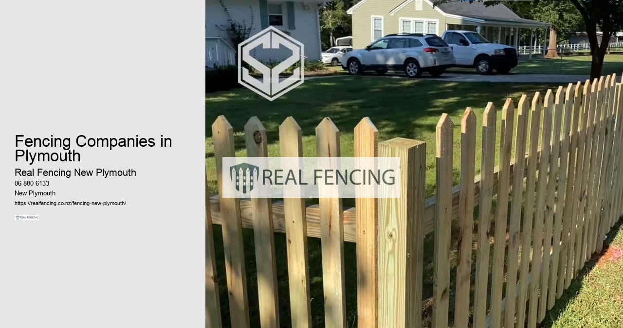 Fencing Companies in Plymouth
