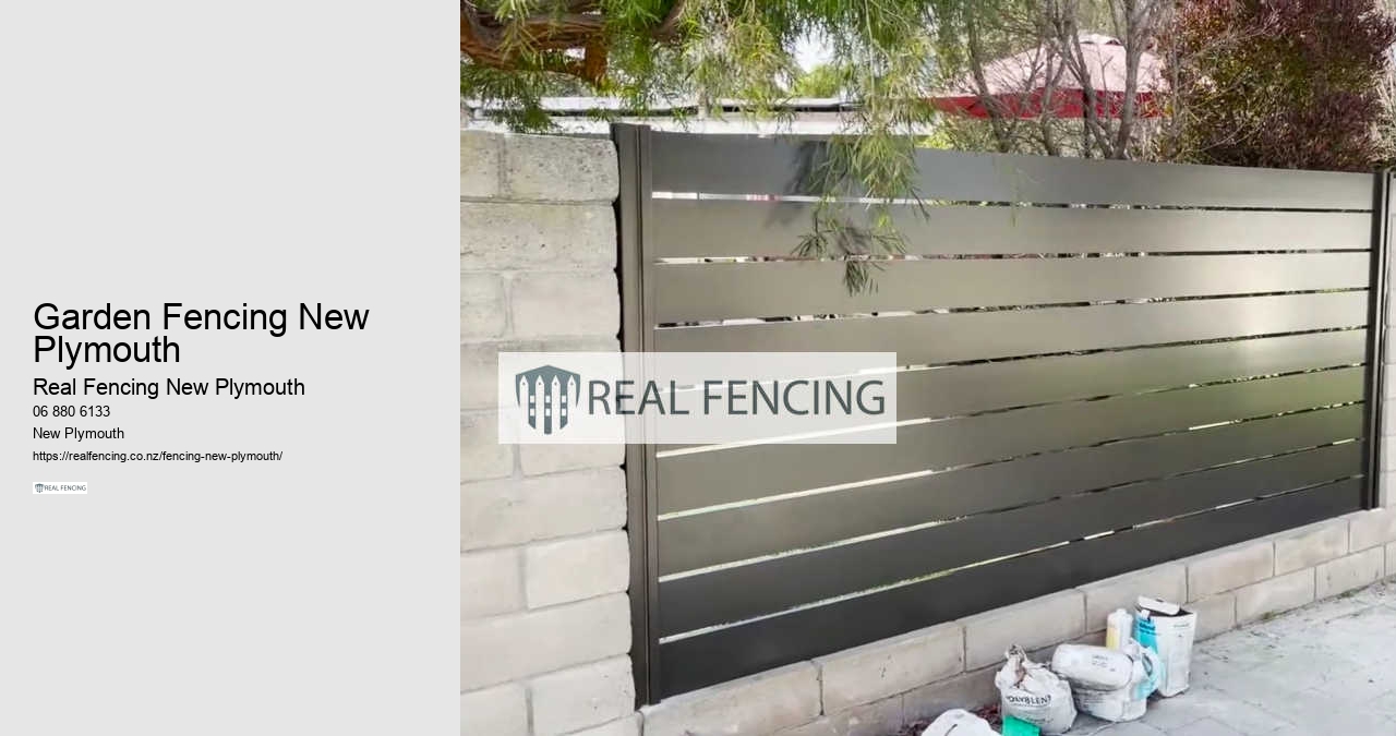 Garden Fencing New Plymouth