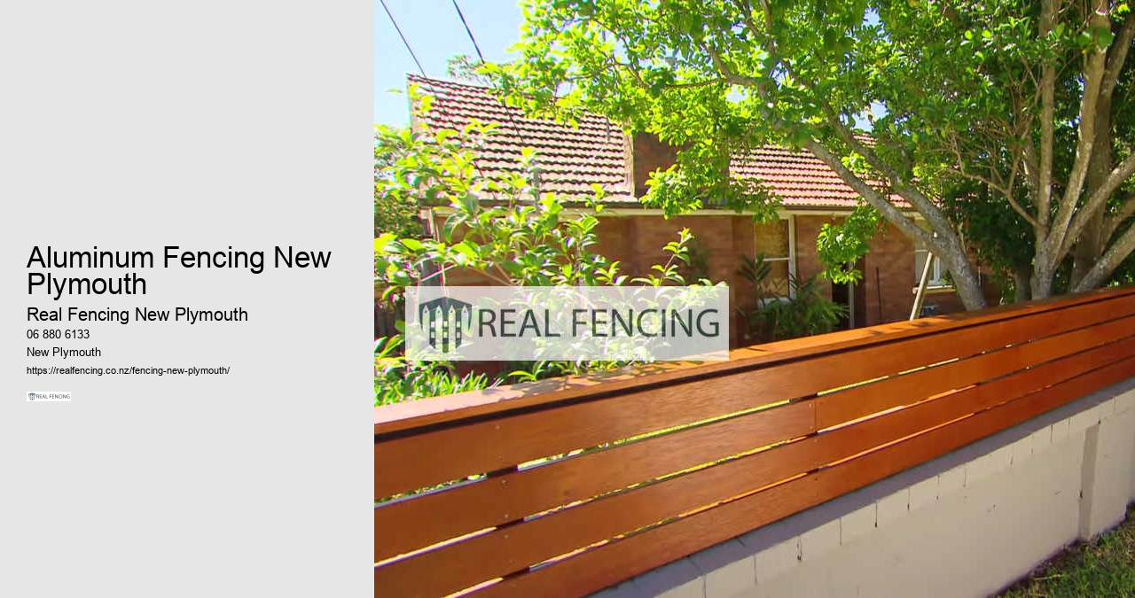 Aluminum Fencing New Plymouth
