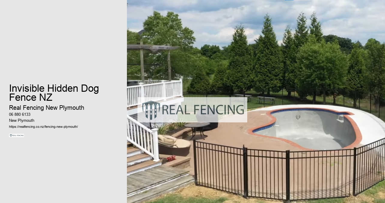 Invisible Hidden Dog Fence NZ Real Fencing New Plymouth Invisible Hidden Dog Fence NZ