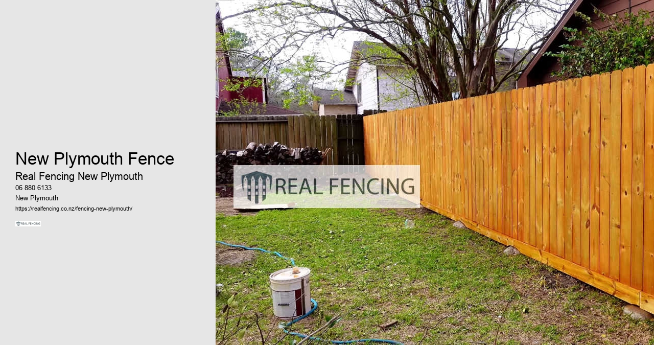 New Plymouth Fence