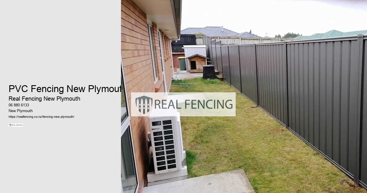PVC Fencing New Plymouth