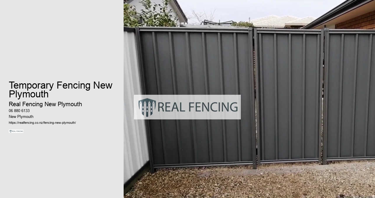 Temporary Fencing New Plymouth
