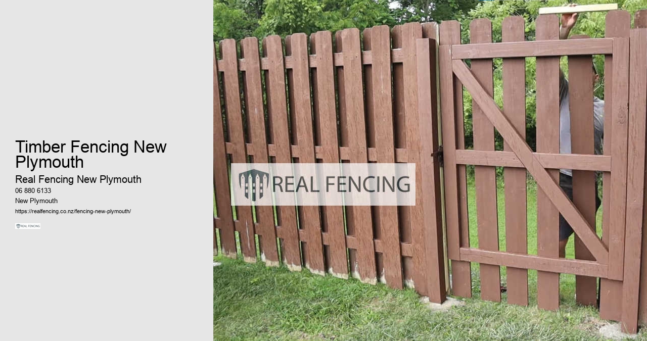 Timber Fencing New Plymouth